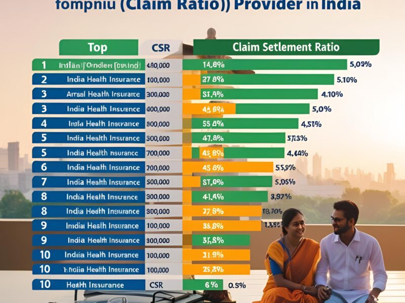 top 10 claim settlement ratio health insurance companies in india
