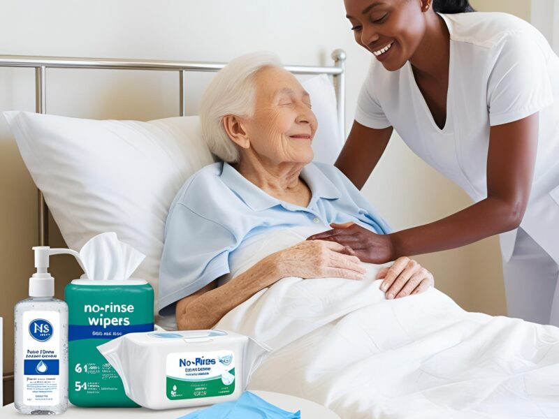 Personal hygiene products for bedridden patients