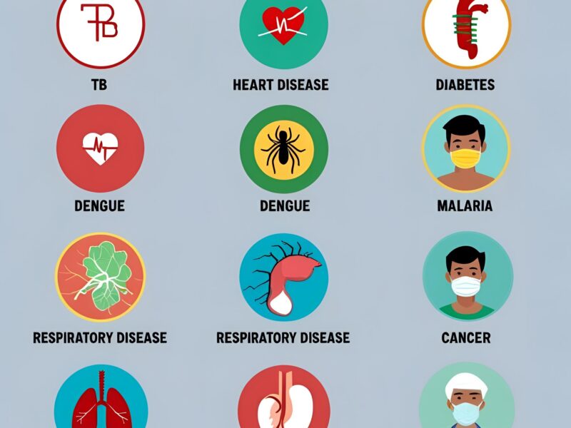 what are some of the most dangerous diseases in india
